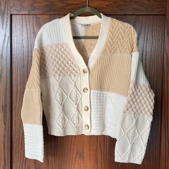 Rails Reese Cardigan in size medium. Beautiful detailed knit EUC. - Picture 1 of 8